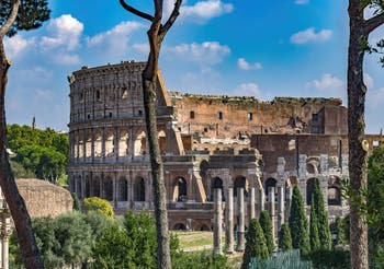 Colosseum Arena, Flavian Amphitheatre in Rome in Italy