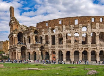Colosseum Arena, Flavian Amphitheatre in Rome in Italy