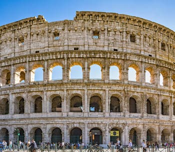 Colosseum Arena, Flavian Amphitheatre in Rome in Italy