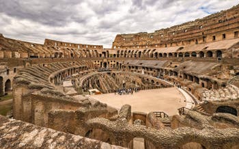 Colosseum Arena, Flavian Amphitheatre in Rome in Italy