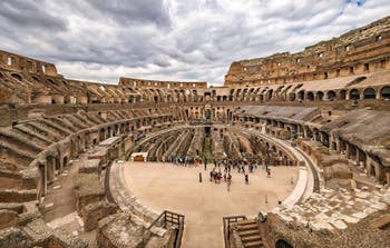 Colosseum Arena, Flavian Amphitheatre in Rome in Italy