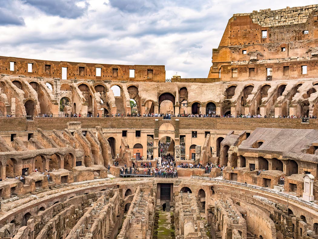 The Colosseum in Rome, Christian Martyrs and Death Sentenced