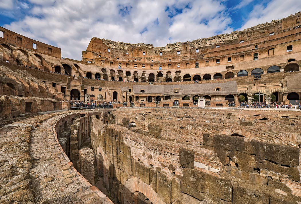 The Colosseum in Rome, Christian Martyrs and Death Sentenced