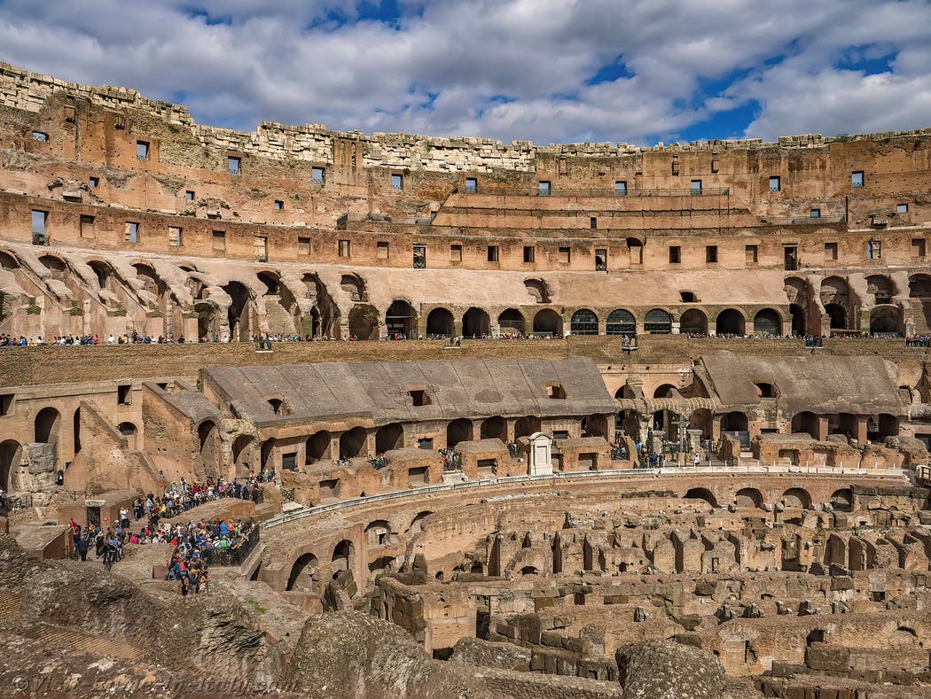 The Colosseum in Rome, Christian Martyrs and Death Sentenced