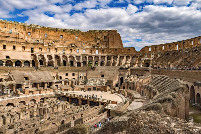 The Colosseum in Rome, Christian Martyrs and Death Sentenced