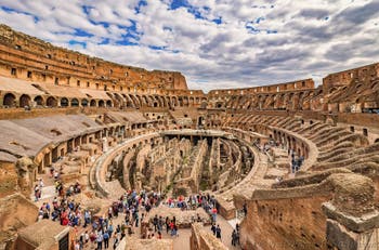 Colosseum Arena, Flavian Amphitheatre in Rome in Italy