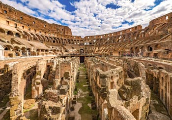 Colosseum Arena, Flavian Amphitheatre in Rome in Italy