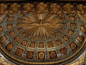 Baldachin and main altar of the Basilica of Saint Mary Major in Rome