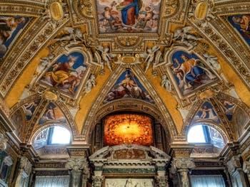 Frescoes from the baptistery of the Basilica of Saint Mary Major in Rome