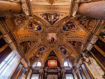 Frescoes from the baptistery of the Basilica of Saint Mary Major in Rome