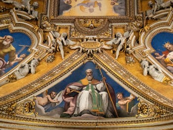 Frescoes from the baptistery of the Basilica of Saint Mary Major in Rome