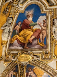 Frescoes from the baptistery of the Basilica of Saint Mary Major in Rome