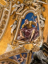 Frescoes from the baptistery of the Basilica of Saint Mary Major in Rome