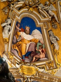 Frescoes from the baptistery of the Basilica of Saint Mary Major in Rome
