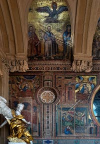 Mosaics by Filippo Rusti and Gaddo Gaddi, Blessings Lodge of the Basilica of Saint Mary Major