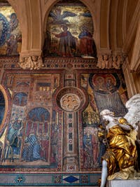 Mosaics by Filippo Rusti and Gaddo Gaddi, Blessings Lodge of the Basilica of Saint Mary Major