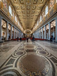 Central Nave of the Basilica of Saint Mary Major in Rome