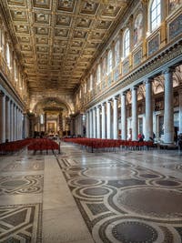 Central Nave of the Basilica of Saint Mary Major in Rome
