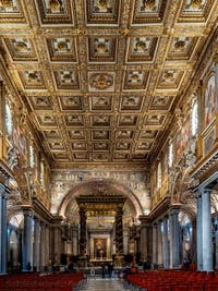 Central Nave of the Basilica of Saint Mary Major in Rome
