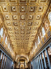 Central Nave of the Basilica of Saint Mary Major in Rome