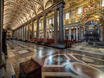 Central Nave of the Basilica of Saint Mary Major in Rome