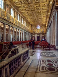 Central Nave of the Basilica of Saint Mary Major in Rome