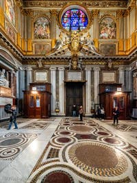 Central Nave of the Basilica of Saint Mary Major in Rome