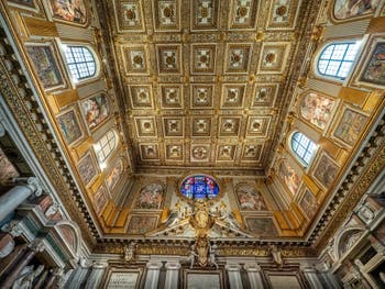 Central Nave of the Basilica of Saint Mary Major in Rome