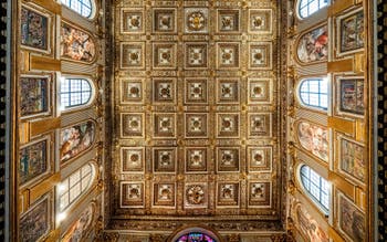 Central nave of the Basilica of Saint Mary Major in Rome