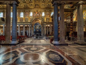 Central Nave of the Basilica of Saint Mary Major in Rome