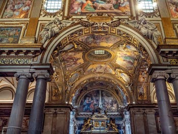 Central Nave of the Basilica of Saint Mary Major in Rome