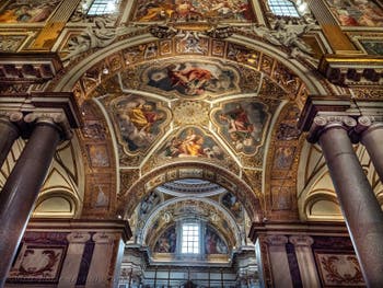Central Nave of the Basilica of Saint Mary Major in Rome