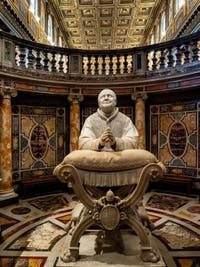 The Crypt of Confession in the Basilica of Saint Mary Major in Rome