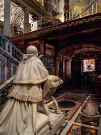 The confession crypt of the Basilica of Saint Mary Major in Rome