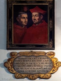 Portrait of Cardinals Pietro and Jacob Colonna, Hall of the Popes in the Basilica of Saint Mary Major in Rome