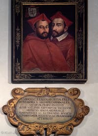 Portrait of Cardinals Guido and Alexandro Sforza, Hall of the Popes in the Basilica of Saint Mary Major in Rome
