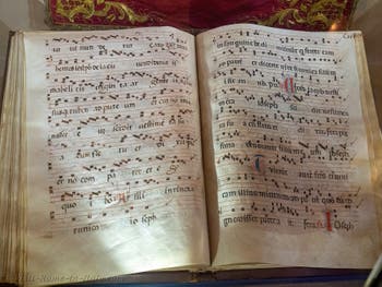 Gregorian chant book, Hall of the Popes in the Basilica of Saint Mary Major in Rome