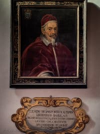 Portrait of Pope Clement X, Hall of the Popes in the Basilica of Saint Mary Major in Rome