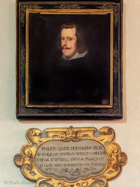 Portrait of King Philip IV of Spain, Hall of the Popes in the Basilica of Saint Mary Major in Rome