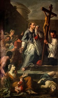 Domenico Maria Muratori, procession of Saint Charles Borromeo, Hall of the Popes of the Basilica of Saint Mary Major in Rome