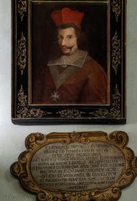 Portrait of Cardinal Barberini, future Pope Urban VIII, Hall of the Popes in the Basilica of Saint Mary Major in Rome