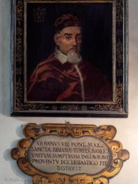 Portrait of Pope Urban VIII, Hall of the Popes in the Basilica of Saint Mary Major in Rome