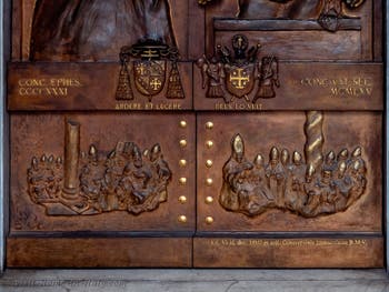 Porta Santa, the Holy Door of the Basilica of Saint Mary Major in Rome