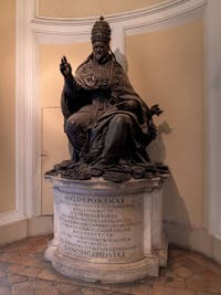 Paolo Sanquirico, statue of Pope Paul V, Basilica of Saint Mary Major in Rome