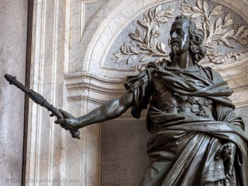 Bernini, Philip IV King of Spain under the portico of the Basilica of Saint Mary Major in Rome