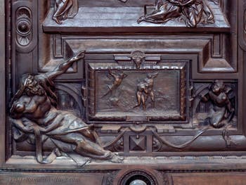 The bronze door from the portico of the Basilica of Saint Mary Major in Rome
