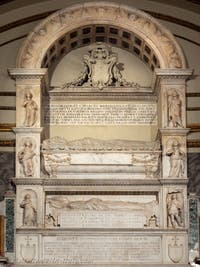 Tombs and funerary monuments in the Basilica of Saint Mary Major in Rome