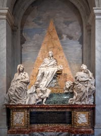 Tombs and funerary monuments in the Basilica of Saint Mary Major in Rome