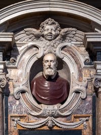 Tombs and funerary monuments in the Basilica of Saint Mary Major in Rome
