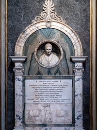 Tombs and funerary monuments in the Basilica of Saint Mary Major in Rome